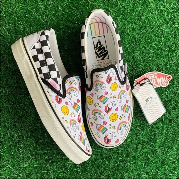 Vans Classic Slip On Flour Shop - Picture 2 of 7